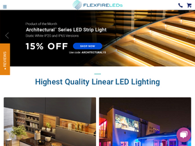 'flexfireleds.com' screenshot