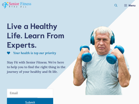 'seniorfitness.org' screenshot