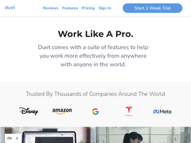 'duetdisplay.com' screenshot