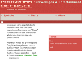 'programmwechsel.de' screenshot