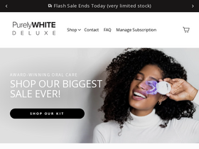 Purelywhitedeluxe website screenshot