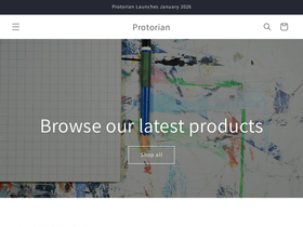 protorian.com homepage screenshot