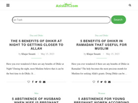 'azislam.com' screenshot