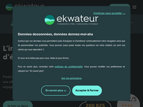 'ekwateur.fr' screenshot