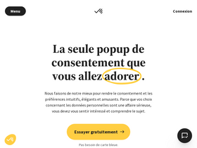 'axeptio.eu' screenshot