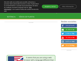 'botanical-online.com' screenshot