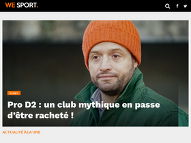 'wesportfr.com' screenshot