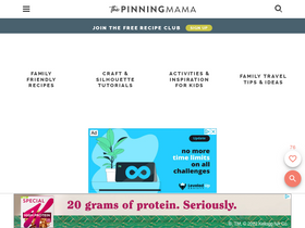 'thepinningmama.com' screenshot