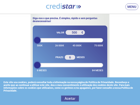 'credistar.pt' screenshot