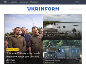 'ukrinform.fr' screenshot