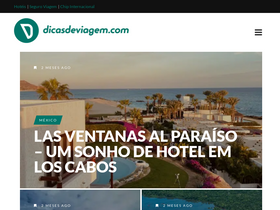 'dicasdeviagem.com' screenshot