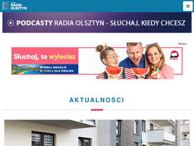 'radioolsztyn.pl' screenshot