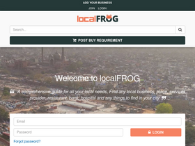 'localfrog.in' screenshot