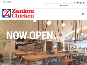 'zankouchicken.com' screenshot