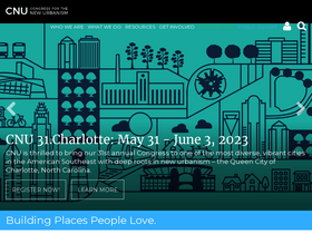 'cnu.org' screenshot