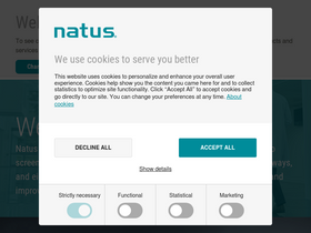 'natus.com' screenshot