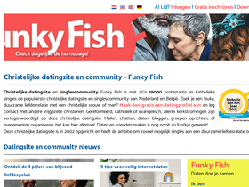 'funkyfish.nl' screenshot