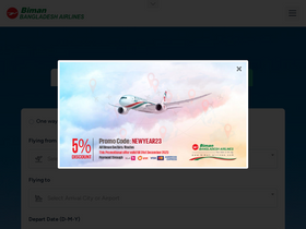 'biman-airlines.com' screenshot