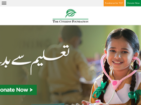 'tcf.org.pk' screenshot