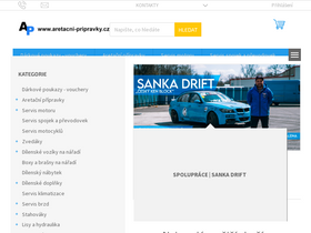 'aretacni-pripravky.cz' screenshot