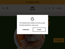 Shakti Mat homepage screenshot