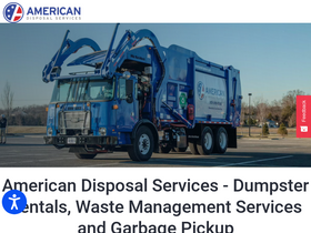 'americandisposal.com' screenshot