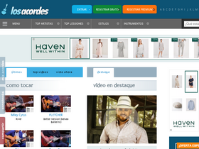 'losacordes.com' screenshot