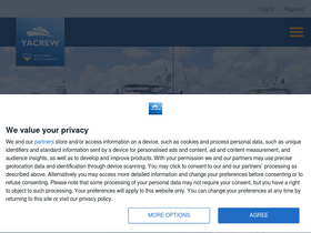 'yacrew.com' screenshot