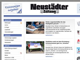 'neustaedter-zeitung.de' screenshot