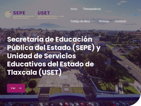 'septlaxcala.gob.mx' screenshot