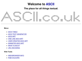 'ascii.co.uk' screenshot