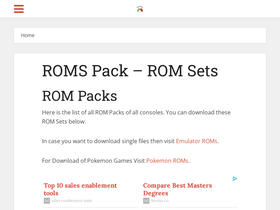 'romspack.com' screenshot