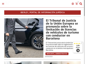 'iberley.es' screenshot