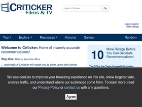 'criticker.com' screenshot