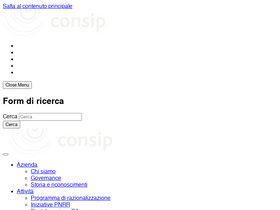 'consip.it' screenshot