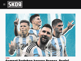 'skor.id' screenshot