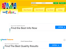 'thecolor.com' screenshot