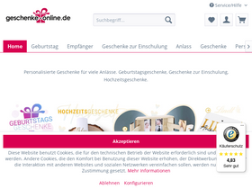 geschenke-online.de website screenshot