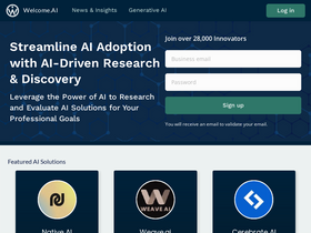 'welcome.ai' screenshot