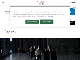 'vogue.fr' screenshot