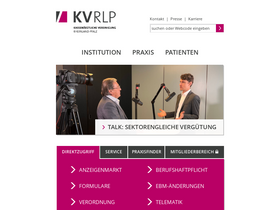 'kv-rlp.de' screenshot