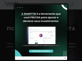 'bussoladoinvestidor.com.br' screenshot