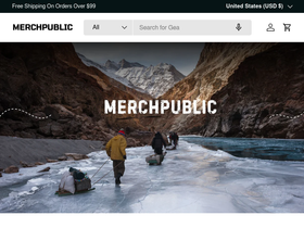 Merchpublic website screenshot