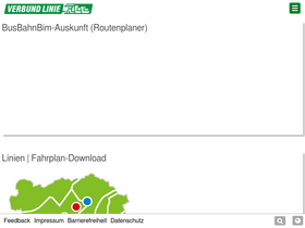 'verbundlinie.at' screenshot