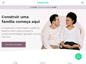 'famivita.com.br' screenshot