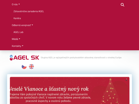 'agel.sk' screenshot
