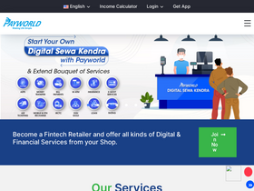 'payworldindia.com' screenshot