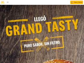 'mcdonalds.com.pe' screenshot