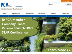 'cement.org' screenshot