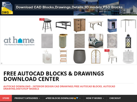 'allcadblocks.com' screenshot
